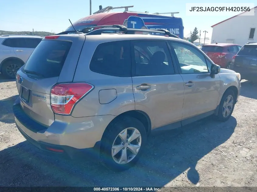 2015 Subaru Forester 2.5I Premium VIN: JF2SJAGC9FH420556 Lot: 40572306