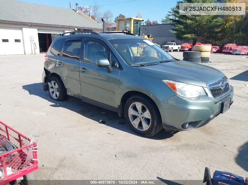 2015 Subaru Forester 2.5I Premium VIN: JF2SJADCXFH480513 Lot: 40573670