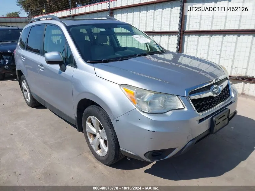 2015 Subaru Forester 2.5I Premium VIN: JF2SJADC1FH462126 Lot: 40573778