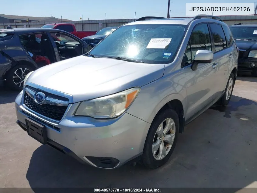 2015 Subaru Forester 2.5I Premium VIN: JF2SJADC1FH462126 Lot: 40573778