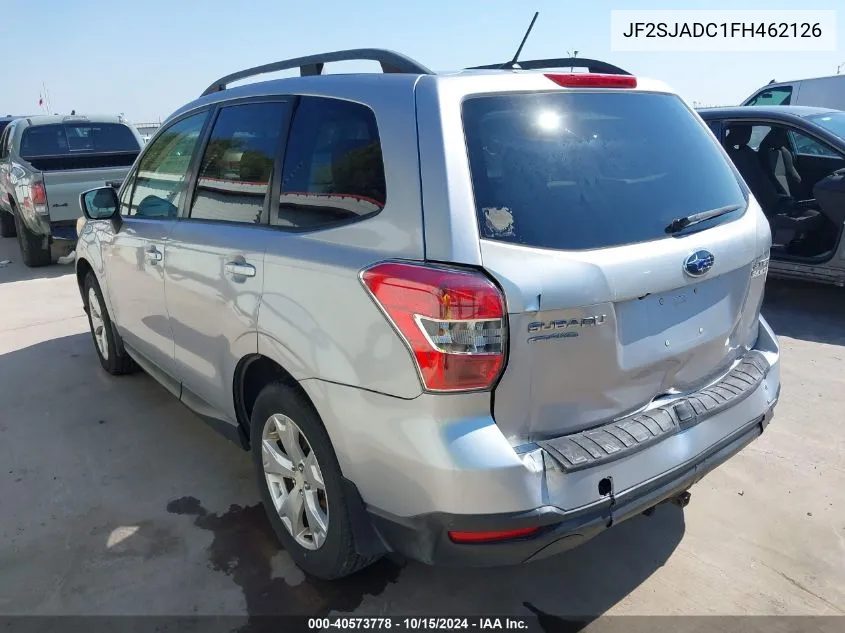 2015 Subaru Forester 2.5I Premium VIN: JF2SJADC1FH462126 Lot: 40573778