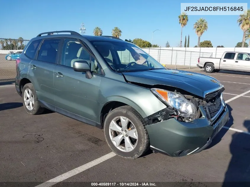 2015 Subaru Forester 2.5I Premium VIN: JF2SJADC8FH516845 Lot: 40589117