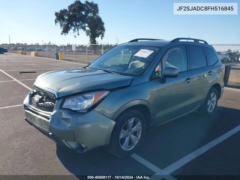 2015 Subaru Forester 2.5I Premium VIN: JF2SJADC8FH516845 Lot: 40589117