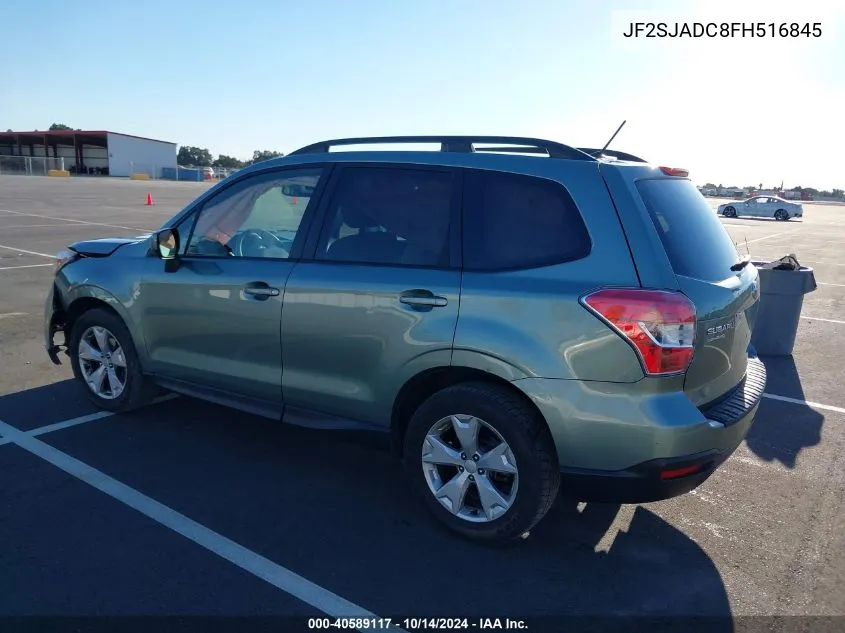 2015 Subaru Forester 2.5I Premium VIN: JF2SJADC8FH516845 Lot: 40589117