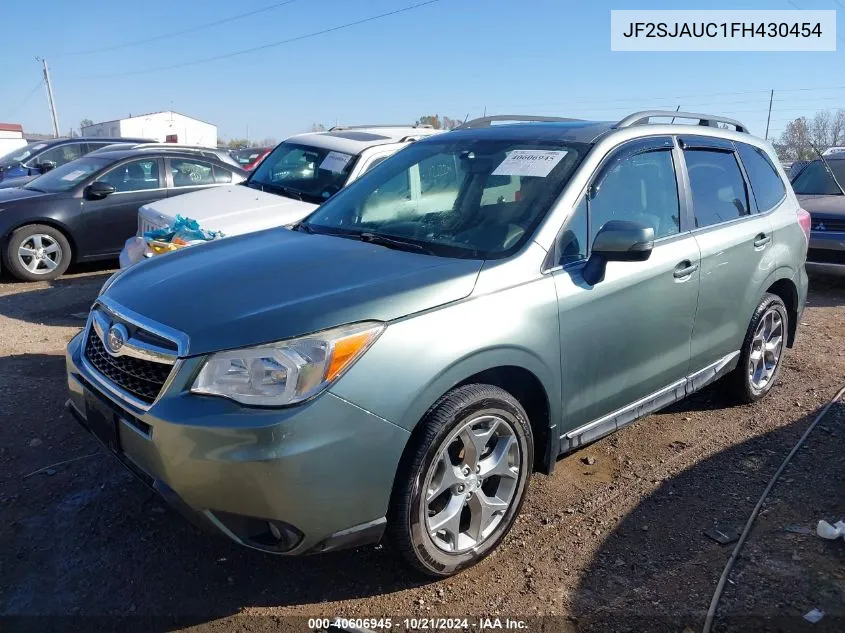 2015 Subaru Forester 2.5I Touring VIN: JF2SJAUC1FH430454 Lot: 40606945