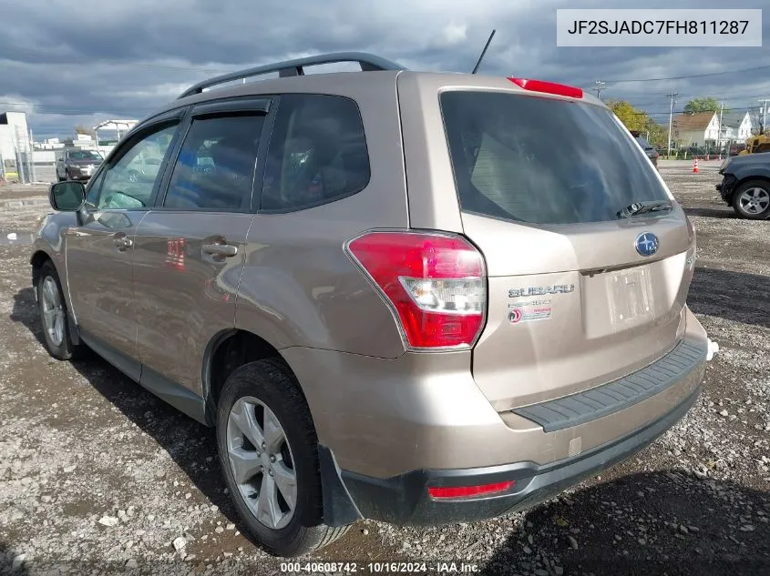 JF2SJADC7FH811287 2015 Subaru Forester 2.5I Premium