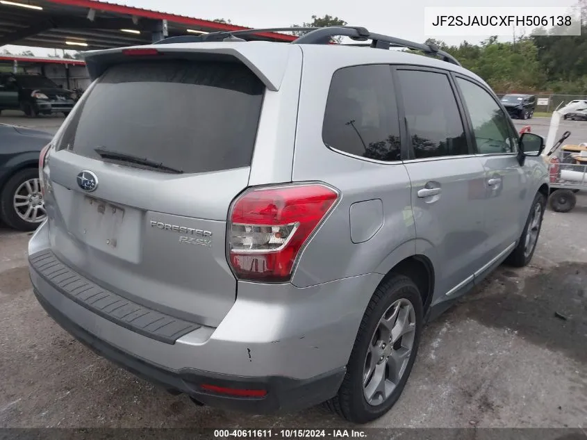 2015 Subaru Forester 2.5I Touring VIN: JF2SJAUCXFH506138 Lot: 40611611