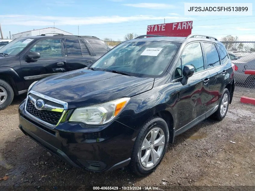 2015 Subaru Forester 2.5I Premium VIN: JF2SJADC5FH513899 Lot: 40655429