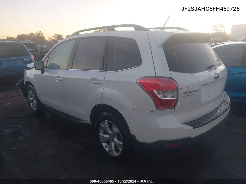 2015 Subaru Forester 2.5I Limited VIN: JF2SJAHC5FH459725 Lot: 40656465