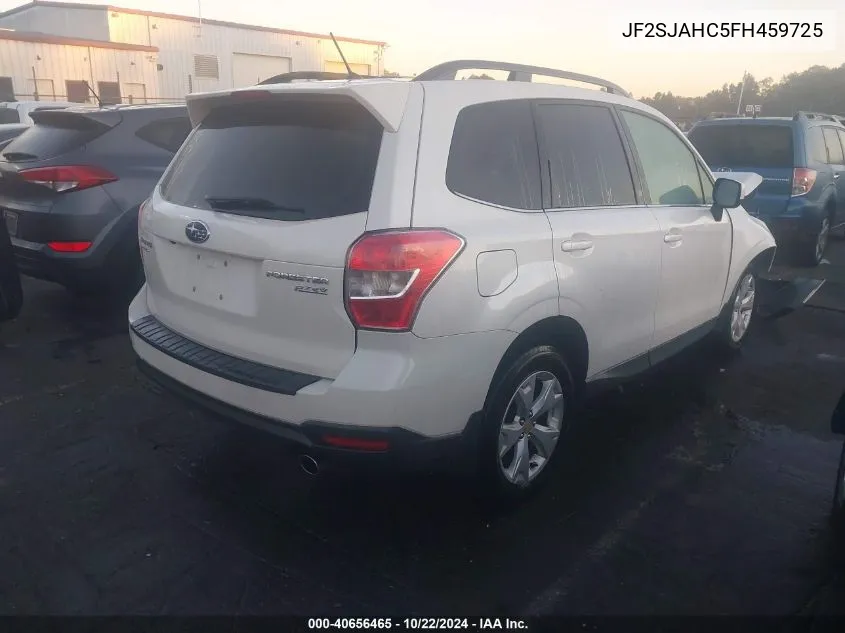 2015 Subaru Forester 2.5I Limited VIN: JF2SJAHC5FH459725 Lot: 40656465