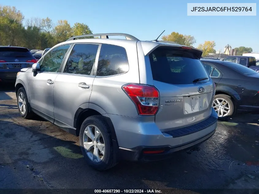 2015 Subaru Forester 2.5I Limited VIN: JF2SJARC6FH529764 Lot: 40657290