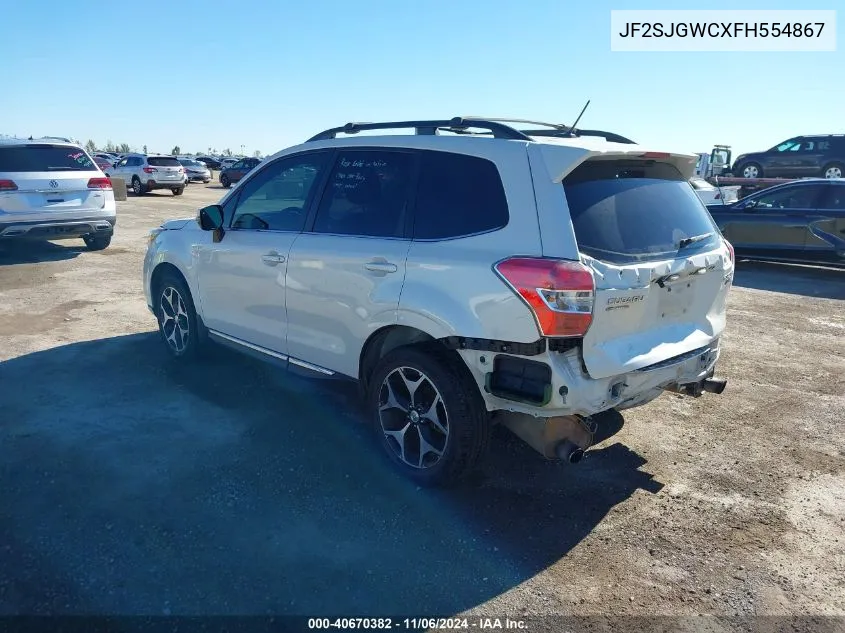 2015 Subaru Forester 2.0Xt Touring VIN: JF2SJGWCXFH554867 Lot: 40670382