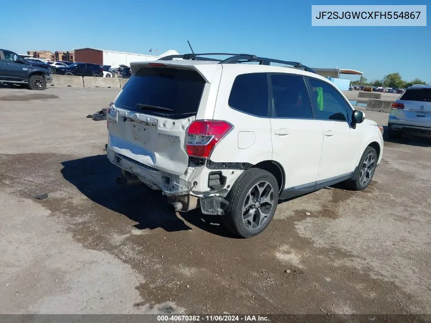 2015 Subaru Forester 2.0Xt Touring VIN: JF2SJGWCXFH554867 Lot: 40670382