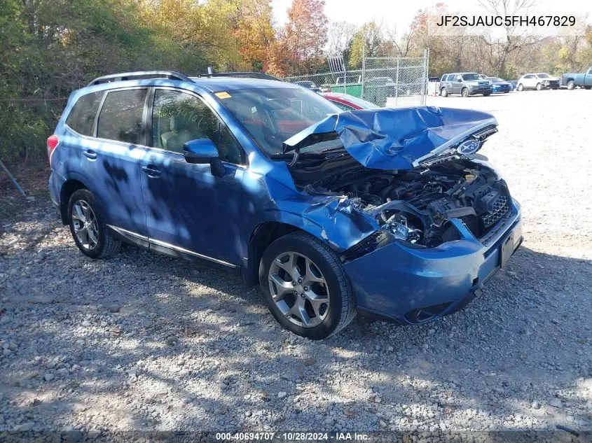 2015 Subaru Forester 2.5I Touring VIN: JF2SJAUC5FH467829 Lot: 40694707