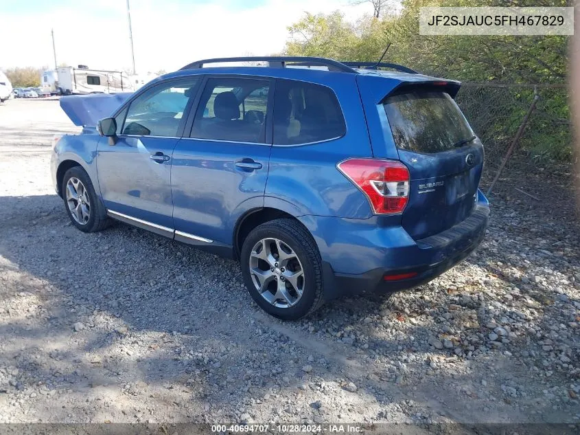 2015 Subaru Forester 2.5I Touring VIN: JF2SJAUC5FH467829 Lot: 40694707