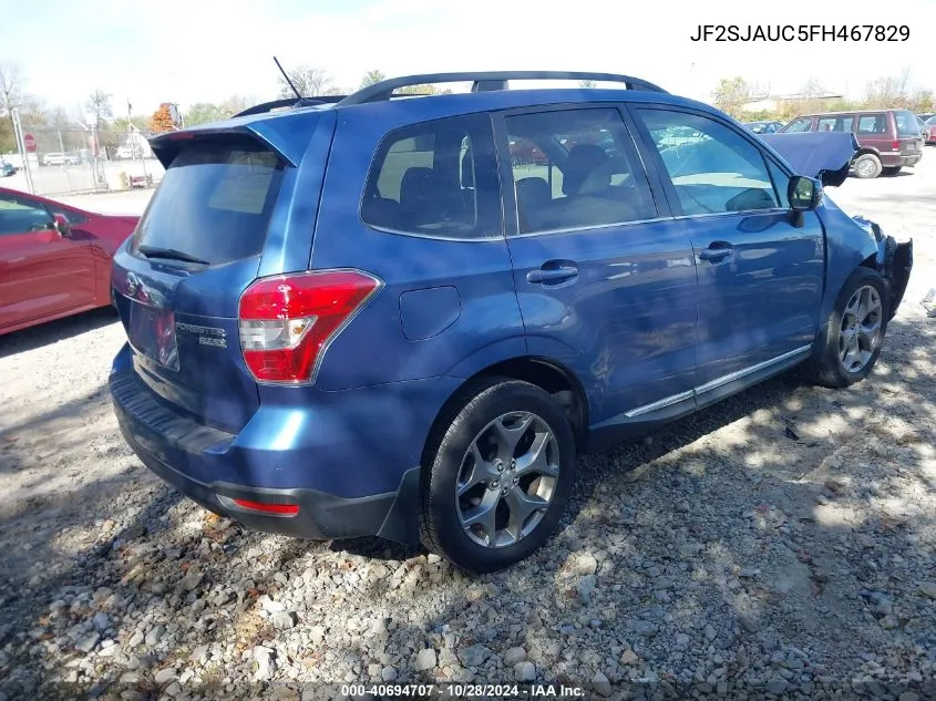 2015 Subaru Forester 2.5I Touring VIN: JF2SJAUC5FH467829 Lot: 40694707