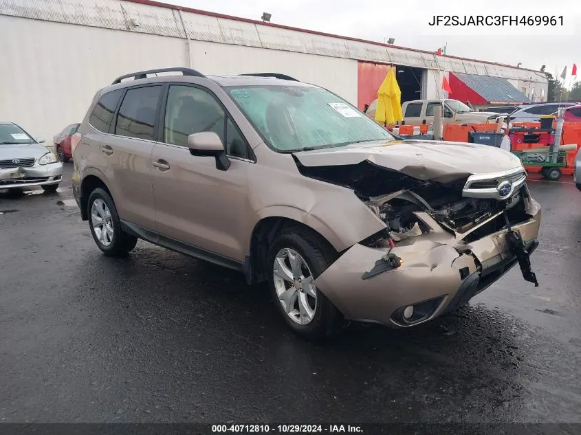 2015 Subaru Forester 2.5I Limited VIN: JF2SJARC3FH469961 Lot: 40712810