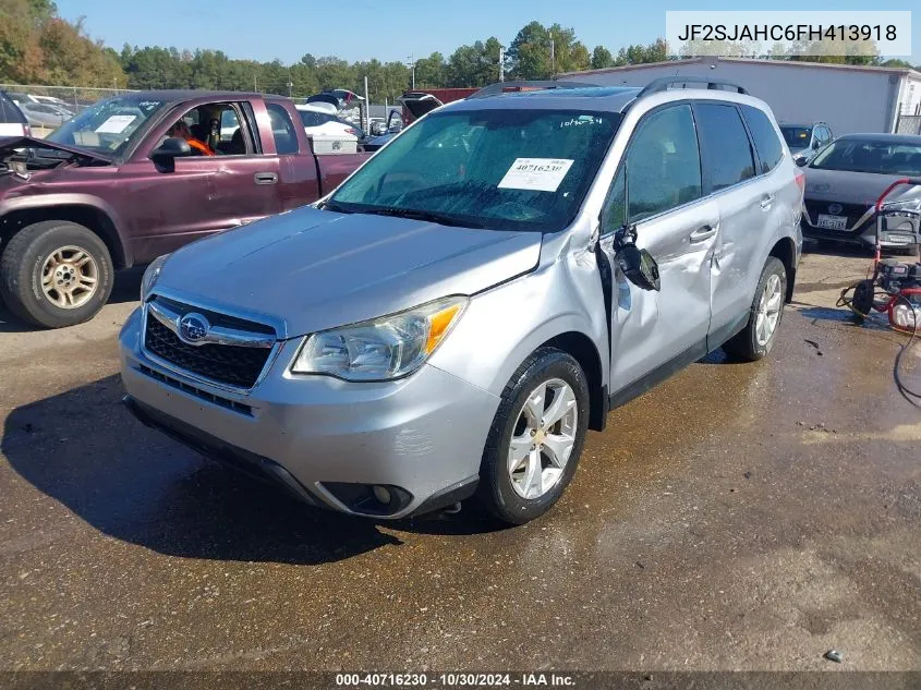 2015 Subaru Forester 2.5I Limited VIN: JF2SJAHC6FH413918 Lot: 40716230