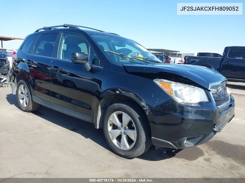 2015 Subaru Forester 2.5I Limited VIN: JF2SJAKCXFH809052 Lot: 40719174