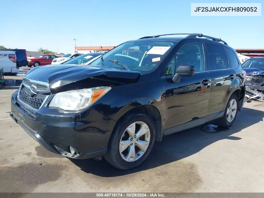 2015 Subaru Forester 2.5I Limited VIN: JF2SJAKCXFH809052 Lot: 40719174