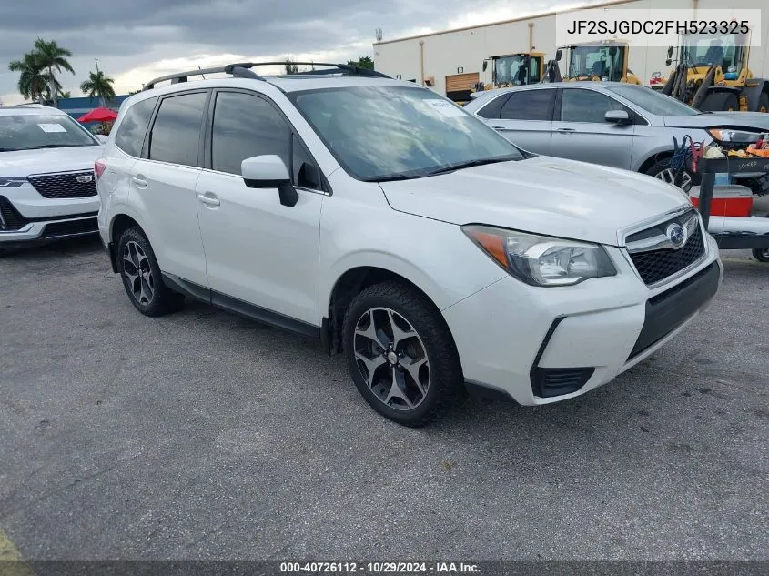 2015 Subaru Forester 2.0Xt Premium VIN: JF2SJGDC2FH523325 Lot: 40726112