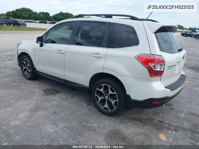 2015 Subaru Forester 2.0Xt Premium VIN: JF2SJGDC2FH523325 Lot: 40726112