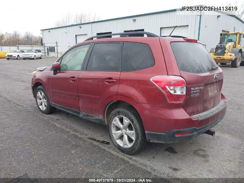 2015 Subaru Forester 2.5I Premium VIN: JF2SJADC2FH413419 Lot: 40737979