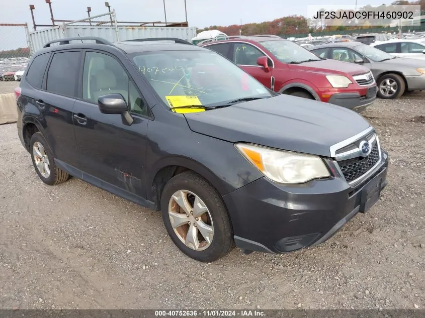 2015 Subaru Forester 2.5I Premium VIN: JF2SJADC9FH460902 Lot: 40752636