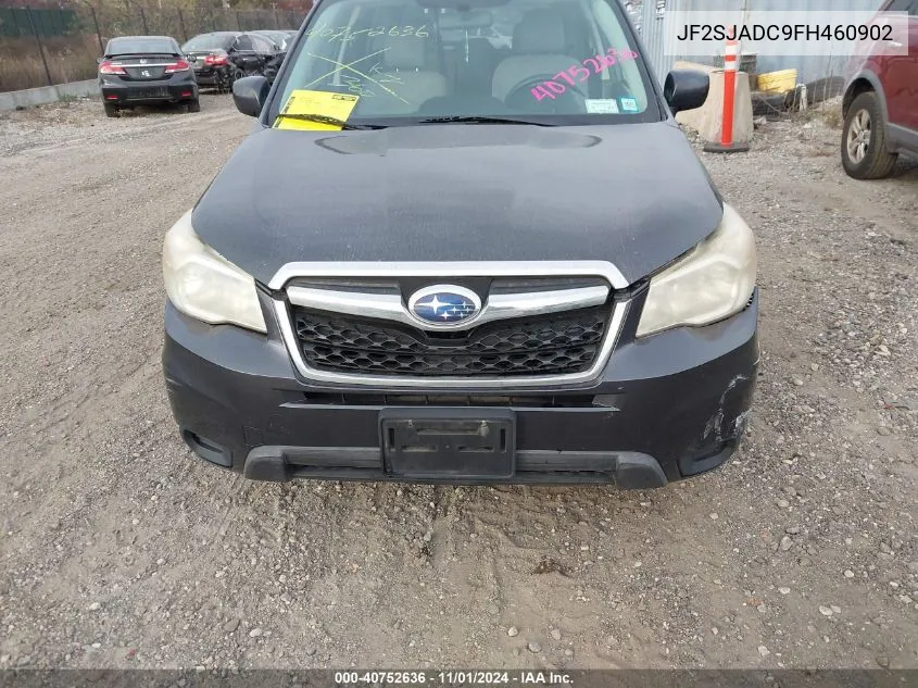 2015 Subaru Forester 2.5I Premium VIN: JF2SJADC9FH460902 Lot: 40752636