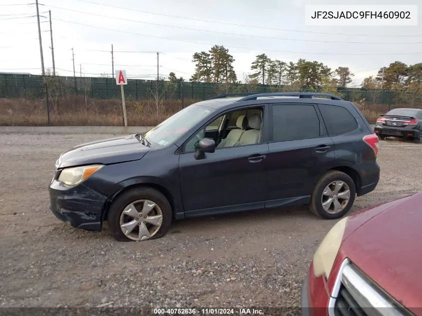 2015 Subaru Forester 2.5I Premium VIN: JF2SJADC9FH460902 Lot: 40752636