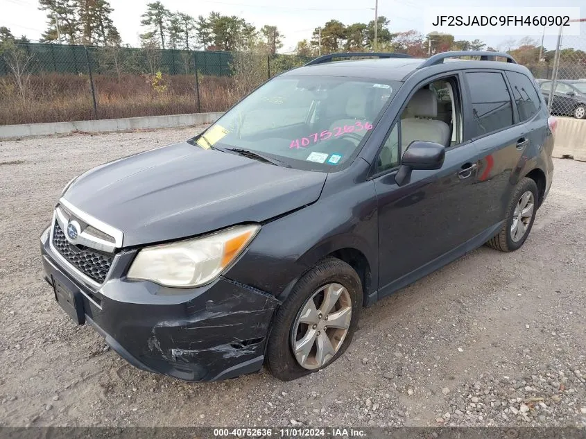 2015 Subaru Forester 2.5I Premium VIN: JF2SJADC9FH460902 Lot: 40752636