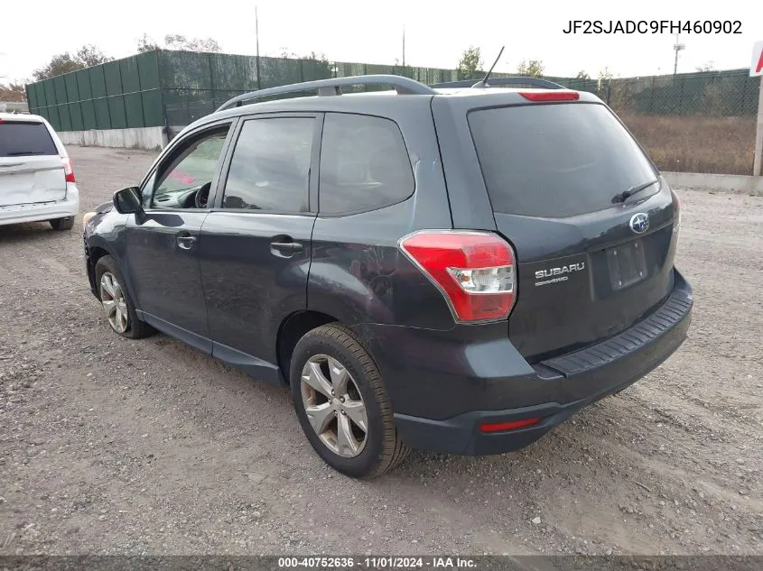 2015 Subaru Forester 2.5I Premium VIN: JF2SJADC9FH460902 Lot: 40752636