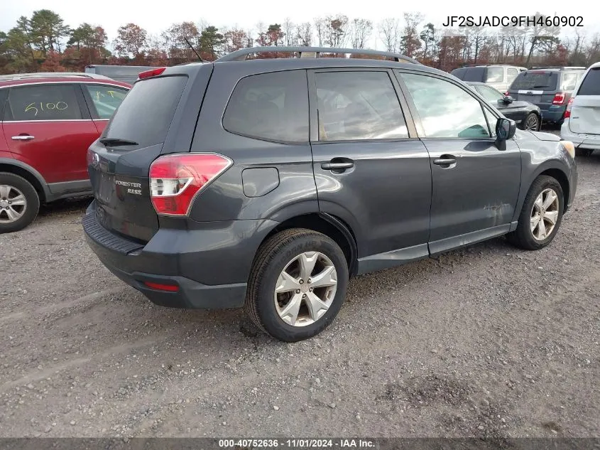 2015 Subaru Forester 2.5I Premium VIN: JF2SJADC9FH460902 Lot: 40752636