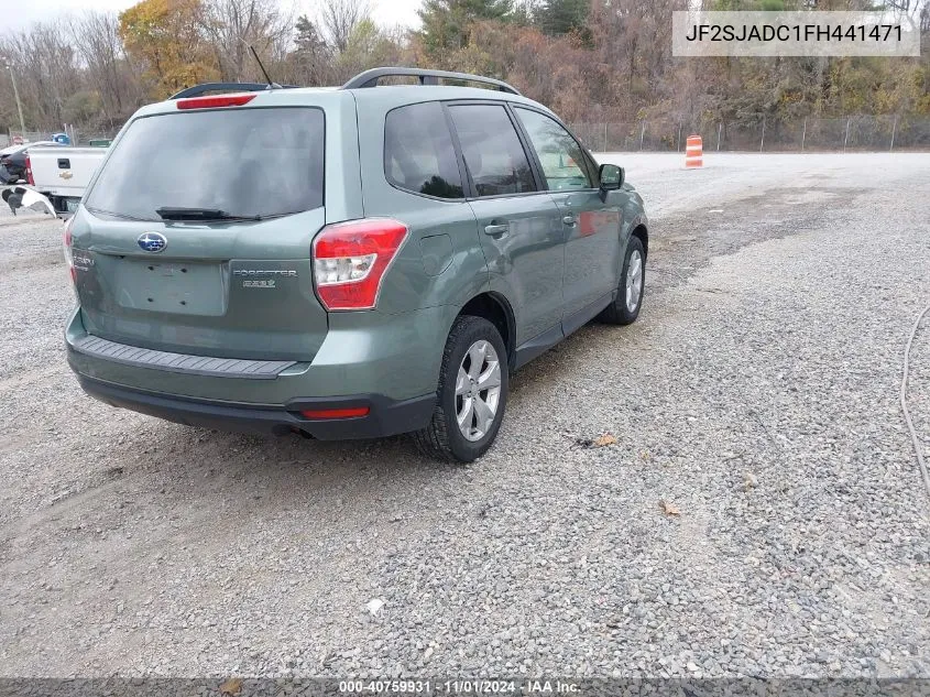 2015 Subaru Forester 2.5I Premium VIN: JF2SJADC1FH441471 Lot: 40759931