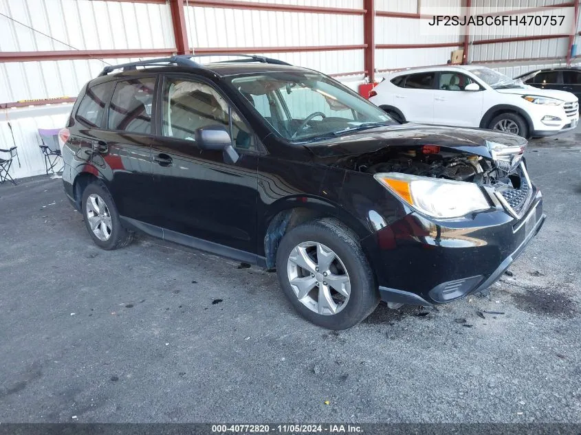 2015 Subaru Forester 2.5I VIN: JF2SJABC6FH470757 Lot: 40772820