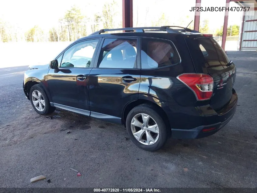 2015 Subaru Forester 2.5I VIN: JF2SJABC6FH470757 Lot: 40772820