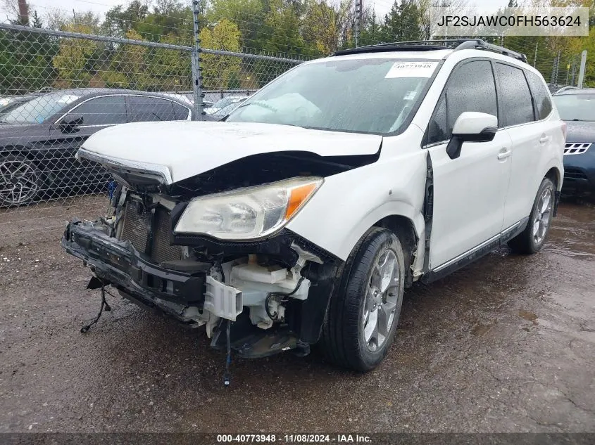 2015 Subaru Forester 2.5I Touring VIN: JF2SJAWC0FH563624 Lot: 40773948