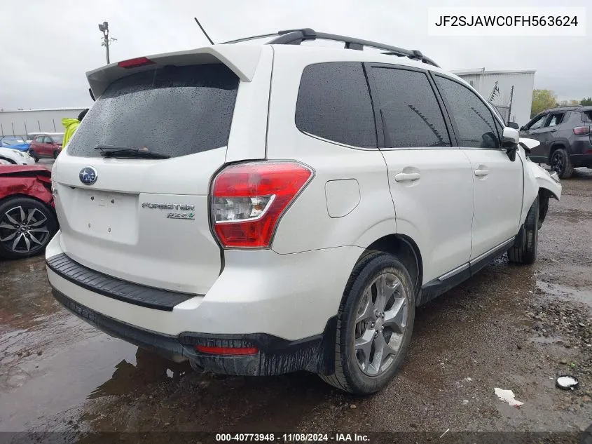 2015 Subaru Forester 2.5I Touring VIN: JF2SJAWC0FH563624 Lot: 40773948