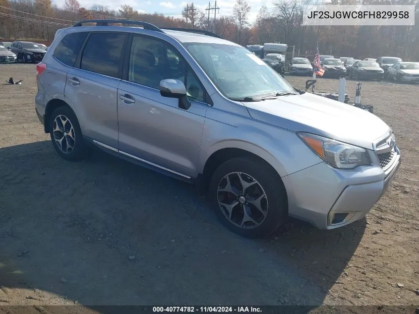 2015 Subaru Forester 2.0Xt Touring VIN: JF2SJGWC8FH829958 Lot: 40774782