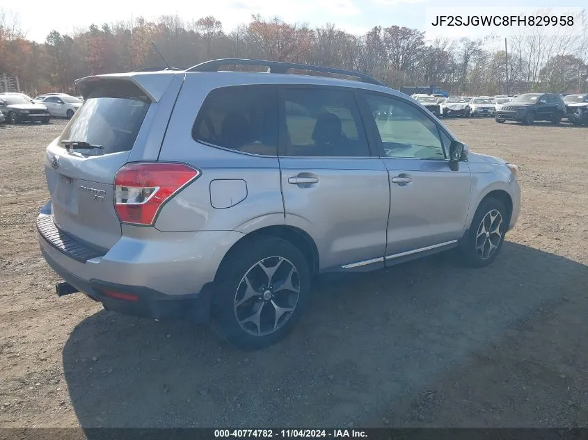 2015 Subaru Forester 2.0Xt Touring VIN: JF2SJGWC8FH829958 Lot: 40774782