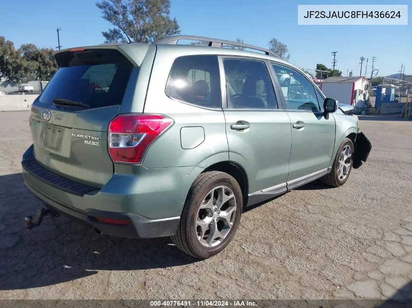 2015 Subaru Forester 2.5I Touring VIN: JF2SJAUC8FH436624 Lot: 40776491