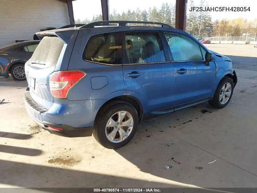 2015 Subaru Forester 2.5I Limited VIN: JF2SJAHC5FH428054 Lot: 40790574