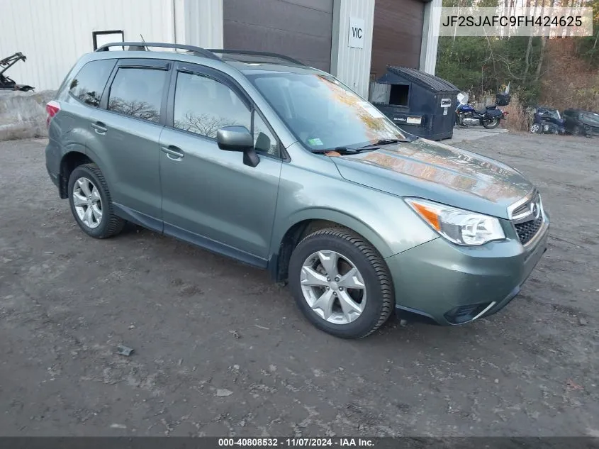 2015 Subaru Forester 2.5I Premium VIN: JF2SJAFC9FH424625 Lot: 40808532