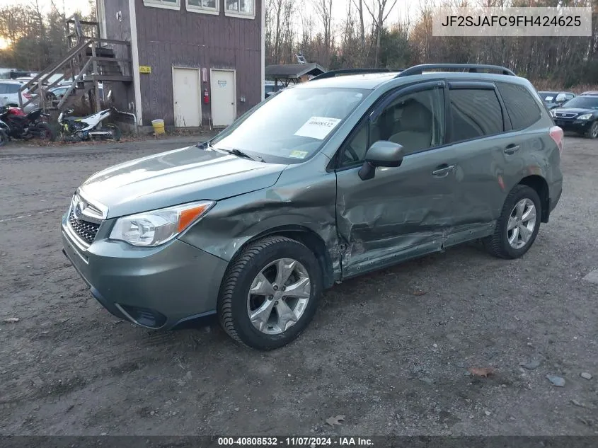 2015 Subaru Forester 2.5I Premium VIN: JF2SJAFC9FH424625 Lot: 40808532