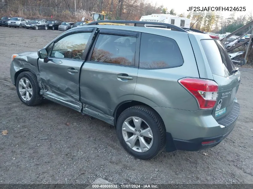 2015 Subaru Forester 2.5I Premium VIN: JF2SJAFC9FH424625 Lot: 40808532