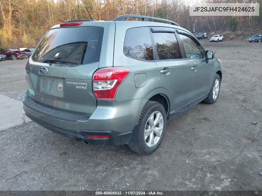 2015 Subaru Forester 2.5I Premium VIN: JF2SJAFC9FH424625 Lot: 40808532