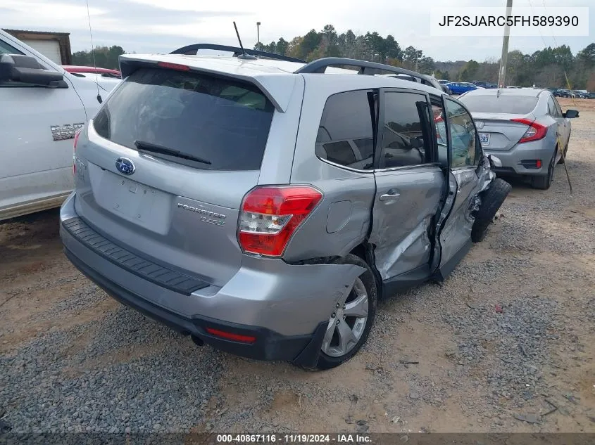 2015 Subaru Forester 2.5I Limited VIN: JF2SJARC5FH589390 Lot: 40867116