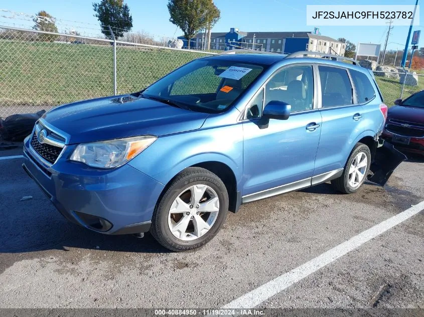 2015 Subaru Forester 2.5I Limited VIN: JF2SJAHC9FH523782 Lot: 40884950