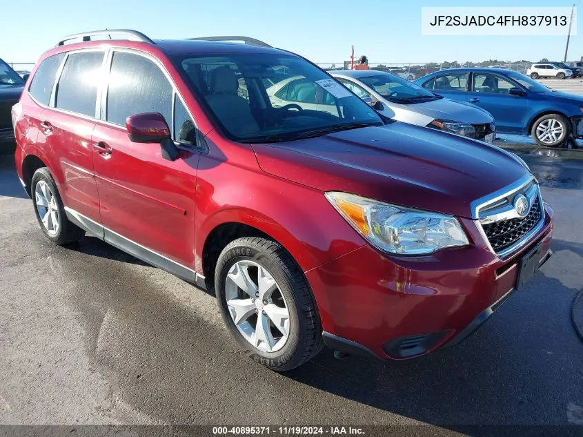 2015 Subaru Forester 2.5I Premium VIN: JF2SJADC4FH837913 Lot: 40895371