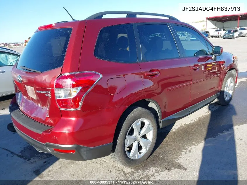 2015 Subaru Forester 2.5I Premium VIN: JF2SJADC4FH837913 Lot: 40895371